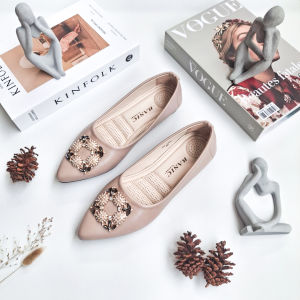 CLAIRO SAVERA | Basic Elegant Sepatu Flat Shoes Wanita - BC04