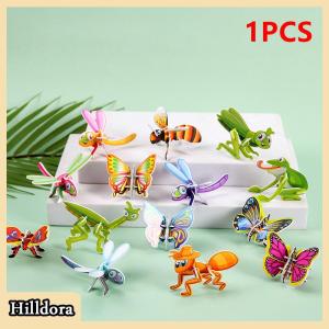 [Hilldora] 3D Câu Đố Cho Trẻ Em Đồ Chơi 25Pcs Giáo Dục 3D Phim Hoạt Hình Câu Đố 3D Trò Chơi Ghép Hình Câu Đố Phim Hoạt Hình Nghệ Thuật Thủ Công Quà Tặng Cho Bé Trai Cô Gái