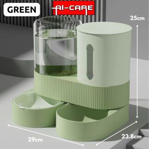 Pet Automatic Food Water Dispenser Drinking Pet Feeder Water Fountain Cat & Dogs Bekas Minuman Kucing