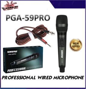 Shure PGA-59PRO Professional Wired Microphone - Excellent Voice Reproduction - New Series - Audio Equipment