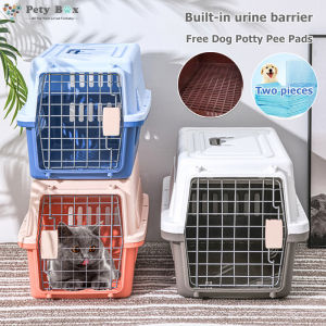 Portable Pet Travel Cage – Airline Approved Dog & Cat Carrier for Car & Outdoor Use – Durable Pet Crate for Small Animals – Easy Transport Carrier Box – Standard Large Size Pet Travel Crate for Pets