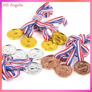[Hill Angelia] Bronze Award Medal Winner Reward Football Competition Prizes Award Medal For Souvenir Gift Outdoor Kids Toys