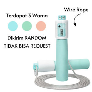 Agnite Jump Rope with Counter / Skipping Rope / Tali Lompat Tali Dengan Penghitung Otomatis Berbagai Warna Lucu Kualitas Tinggi F41XX