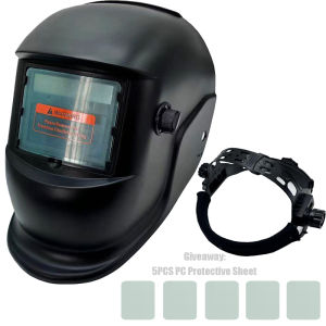 Welding Helmet Professional Protective Automatically Darkening Soldering Mask True Color Welder Cap 4 Arc Sensor for TIG MIG MMA True Colors welding mask