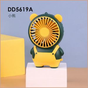 พัดลมมือถือ ชาร์จมือถือ ง่ายต่อการจัดเก็บ พัดลมไฟฟ้า หมีน่ารัก วัสดุที่ปลอดภัย แบบพกพา ทนทาน