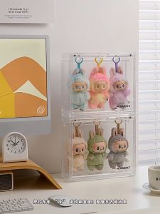 【SG】Labubu Transparent Storage Box Hanging Display Rack Dustproof Blind Box Doll Pendant Storage Box