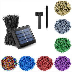12M Solar Christmas Light Outdoor water proof Solar Powered Led String Light Garden Decoration SOLAR
