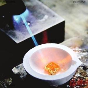zhaowei906 High Temperature Quartz Silica Melting Crucible Dish Bowl Pot Casting Metal Jewelry Casting Container