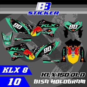 Striping KLX Lama Stiker KLX Lama KLX 150 SPAKBOR BELAKANG PENDEK  Klx 8