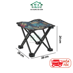 Ghế xếp dã ngoại gấp gọn có túi đựng tiện dụng – Chất liệu chắc chắn dễ dàng du lịch câu cá dã ngoại xếp hàng đợi