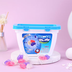 Bighi Laundry Detergent Liquid Capsules Soap Washing machine beads MAGIC FRESH FRAGRANCE(25pcs)