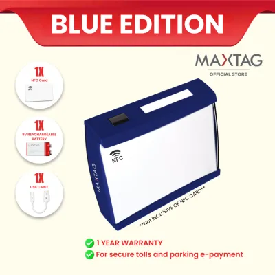Blue Edition MaxTag Sm@rt T@g Touch n Go Toll