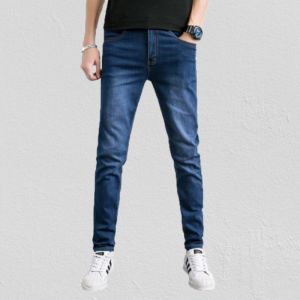 Celana jeans Pria Lelaki Dewasa Hitam navi Blitz Pensil Slim fit skinny Strecth