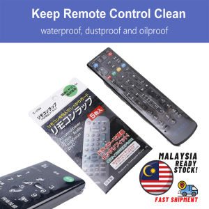 Remote Control Cover TV Remote Air Conditioner Remote Audio Video Remote Aircond Remote Control Protector Cover Heat Shrinkable Film 1 pack (5pcs) Dustproof and Waterproof