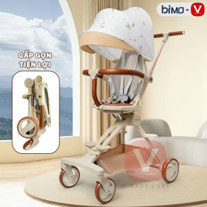 [ BIMO + V-BABY ] XE ĐẨY GẤP GỌN CAO CẤP Q5 ĐẢO CHIỀU 360 ĐỘ