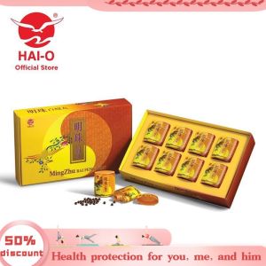 HAI-O MingZhu Bai Feng Wan (8s x 12g) 海鸥 明珠白凤丸(8s x 12g)Mild and effective
