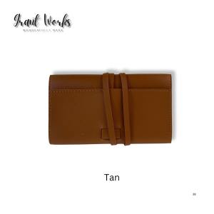 GRANT WORKS FAUX LEATHER ROLL-UP CORD ORGANIZER | MADE IN MARIKINA