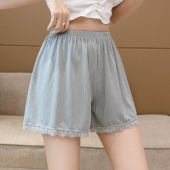 Quần short thun cạp chun Quần ngủ vải cotton mịn mát co giãn