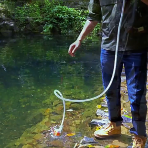 Portables Outdoor Shower With 4000mAh High Flows Regulable Pressures For Camping Hiking Travel And Pet Bathing