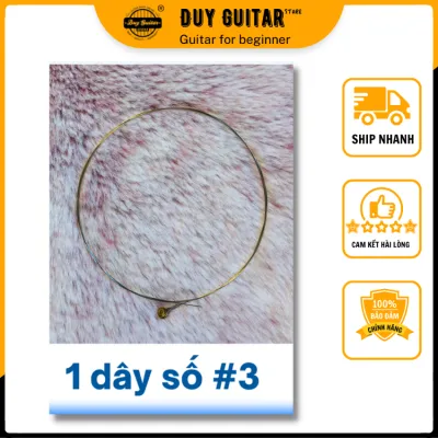 1 Dây đàn guitar phím lõm 1 dây lẻ dùng cho guitar thùng vọng cổ - Duy Guitar Store Sale rẻ dưới 49k