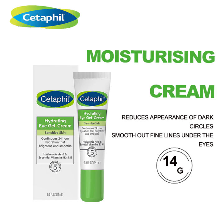 Cetaphil Hydrating Eye Gel Cream Sensitive Skin Moisturizing Hyaluronic