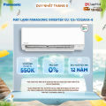 [Độc quyền Online]Điều hòa Panasonic Inverter CU/CS-YZ12AKH-8 - 1.5HP - Hai chiều - Eco AI - Lọc không khí bụi mịn tới 99%. 