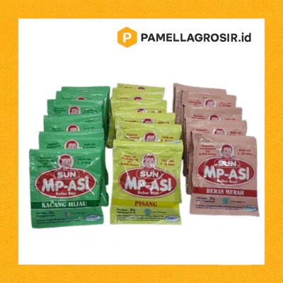 SUN MP-ASI RENCENG 6 X 20 GRAM BUBUR BAYI ALL VARIAN