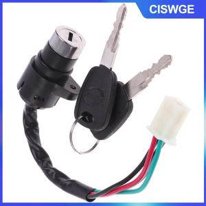 CISWGE 70 khóa đầu nhỏ khóa điện cho xe ba bánh xe máy công tắc đánh lửa khởi động ATV