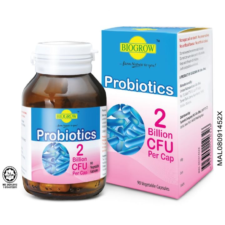 Biogrow Probiotics 2 Billiion 2X90s | Lazada