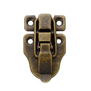 Vintage Decorative Hasp Iron Swing Lock Clasp Jewelry Box Latch Antique Furniture Hardware untuk Kedai Pejabat Rumah/ Vintage Decorative Hasp Iron Swing Lock Clasp Jewelry Box Latch Antique Furniture Hardware for Home Office Shop