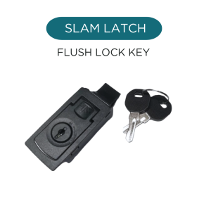 Slam Latch Flush Lock Key ล็อคฟลัชสำหรับตู้อัจฉริยะ พร้อมกุญแจ