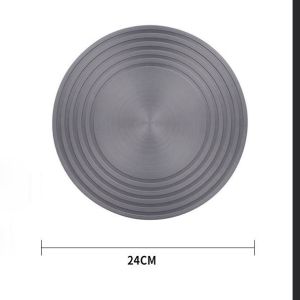 SG[Ready Stock] 2024 NEW Gas Stove Heat Conduction Plate 2 in 1 Heat Conduction Plate 24cm 28cm Gas Stove Tool Stainless SteelAnti-Burning Black Thawing Plate Kitchen Pot Protector