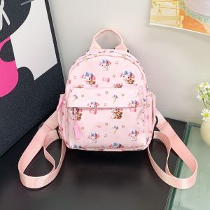 JEWELS1 โพลีเอสเตอร์ กระเป๋าเป้ขนาดเล็กคาปิบารา คิตตี้ ความจุขนาดใหญ่ กระเป๋าเป้การ์ตูนไนลอน แบบพกพา คุโรมิ กระเป๋านักเรียนขนาดเล็ก เด็กๆ