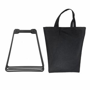 Folding Coolers Stand Metal Luggage Rack Camping Foldable Metal Stand for Camping Hiking Cooking Picnics Easy to Use