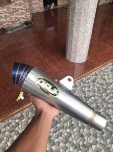 Slincer Knalpot DPJ corong biru d50mm