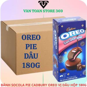 Bánh socola pie cadbury OREO dâu hộp 180g