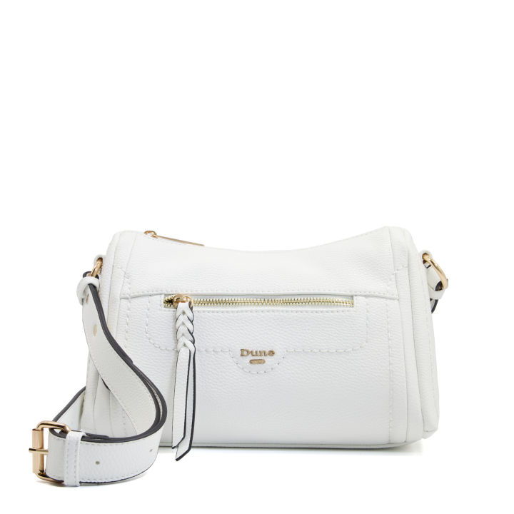 Dune London Dallaso Zip Top Cross Body Bag White Lazada PH