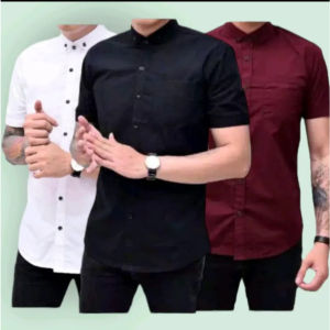 PAKET HEMAT 3pcs 90.000 | KEMEJA POLOS LENGAN PANJANG | KEMEJA PRIA