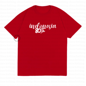 DINO CLOTHING - KAOS HUT RI / KAOS 17 AGUSTUS / KAOS KEMERDEKAAN / KAOS MERAH PUTIH/ BAJU PARTAI GARUDA / BAJU AGUSTUSAN/BHINNEKA TUNGGAL IKA/ INDONESIA 80 TAHUN