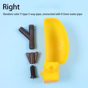 LAOO 12Pcs ระบบกันสะเทือนของรถ ชามดื่มนกกระทา อัตโนมัติอัตโนมัติอัตโนมัติ พลาสติกทำจากพลาสติก ถ้วยดื่มชาม ระบบรดน้ำในน้ำ สะดวกสบายๆ อุปกรณ์ให้น้ำนก ลูกไก่