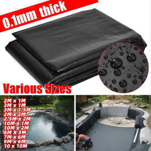 Thảm Chống Thấm câu cá hồ bơi ao lót màng Đen HDPE hồ bơi ngoài trời cảnh quan cao 1m-10M điện trở nhiệt dụng cụ câu cá