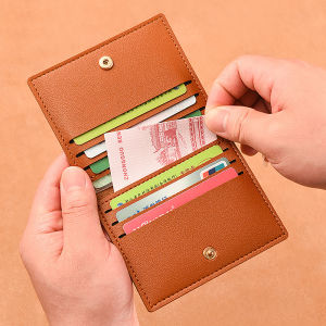 【MPJow】 1Pc Card Bag And Compact Bank ID Card Case Drivers License Wallet Simple And Anti Demagnetization Card Holder