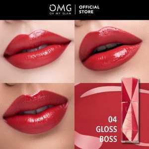 OMG OH MY GLAM Colorlast Lip Vinyl 2.5g | Transferproof Gloss | Longlasting Stain| Intense Color | Plumpy & Comfortable On Lips