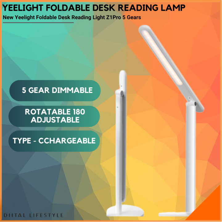Yeelight LED Folding Desk Lamp Z1 Pro Rechargeable 5 Level Dimming