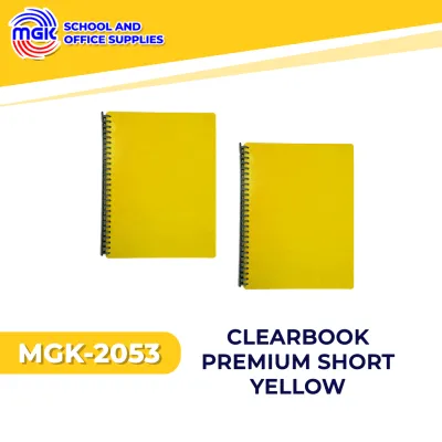 MGK-2053 ClearBook Premium Short Yellow - 72pcs