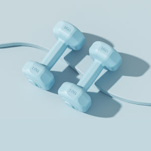 Dumbbell For Woman Hexagonal 1KG/2KG/3KG Fitness Exercise Ladies Dumbbell Home Weight Training Women Workout Dumbell Indoor Strength Muscle Training Equipment 健身哑铃