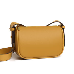 Cross-border genuine leather pillow bag top-grain cowhide new foreign trade style fashionable and versatile casual Boston shoulder bag crossbody bag and handbag