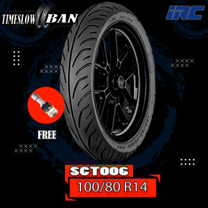 Ban Depan Motor HONDA PCX // IRC SCT-006 100/80 Ring 14 Tubeless