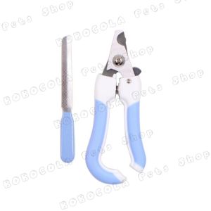 Gunting Kuku Kucing Anjing Dan Kikir Set Stainless Steel perawatan Kuku Grooming Hewan