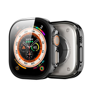 Case ốp Dux Ducis Hamo Series Hard PC dành cho Apple Watch Ultra 2/ Ultra có mặt kính bảo vệ 360